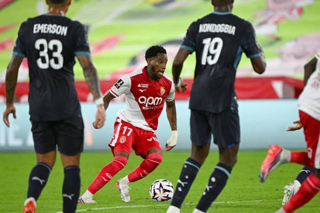 FOOTBALL : AS Monaco VS Olympique de Marseille - Ligue 1 McDonald s - 30 08 2026 Stanis Idumbo (ASM) - Ligue 1 McDonald s match between AS Monaco and Olympique de Marseille on August 30, 2026 at the Louis II Stadium in Monaco. MonacoMonaco  Copyright: xWilliamxCannarellax
