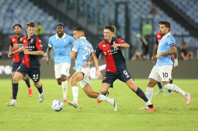 IPA87949305 - Reda Belahyane of Societa Sportiva Lazio is in action during the 2026 2027 Serie A match between S.S. Lazio and Genoa C.F.C. at the Stadio Olimpico in Rome, Italy.  Copyright: xMatteoxCassoni IPAxSportx xx 87949305