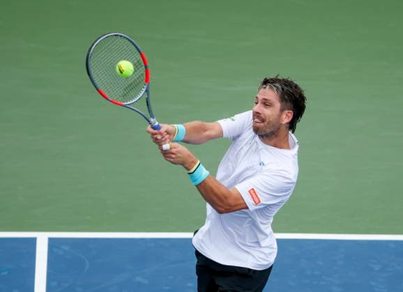 US Open tennis tournament - Day 1 Cameron Norrie of Great Britain in action against Luca Van Assche of France during the Men™s Singles round one of the US Open Tennis Championships at the USTA Billie Jean King National Tennis Center in Flushing Meadows, New York, USA, 30 August 2026. The 2026 US Open tournament runs from 23 August through 13 September. FLUSHING MEADOWS NEW YORK United States  Copyright: xSARAHxYENESELx
