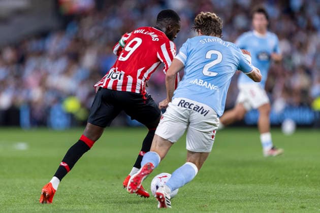 August 30, 2026, Vigo, Vigo, Spain: Vigo, August 30 - Inaki Williams of Athletic Bilbao is seen on action during the RC Celta x Athletic Club match for the La Liga EA Sports 2026 27 on August 30, 2026 at Estadio de Balaidos, Vigo, Spain Vigo Spain - ZUMAl192 20260830_zsp_l192_012 Copyright: xMiguelxLemosx