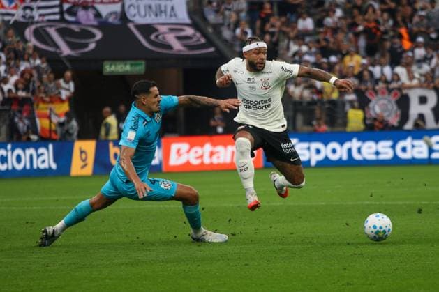 RECORD DATE NOT STATED match between Corinthians and Santos for the Brazilian Championship Sao Paulo (SP), 08 30 2026 - Corinthians Santos Football SP - Memphis during the match between Corinthians and Santos valid for the Brazilian Championship Series A on the afternoon of this Sunday, August 30th at Neo Quimica Arena, east zone of Sao Paulo.(Foto: Fabricio Bomjardim Thenews2 imago images) SPO  Copyright: xFabricioxBomjardimx