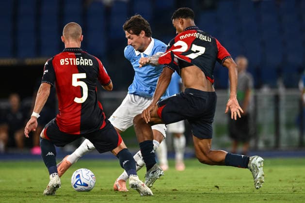 As Roma 30 08 2026 - campionato di calcio serie A Lazio-Genoa foto Antonello Sammarco Image nella foto: Andrea Pinamonti 