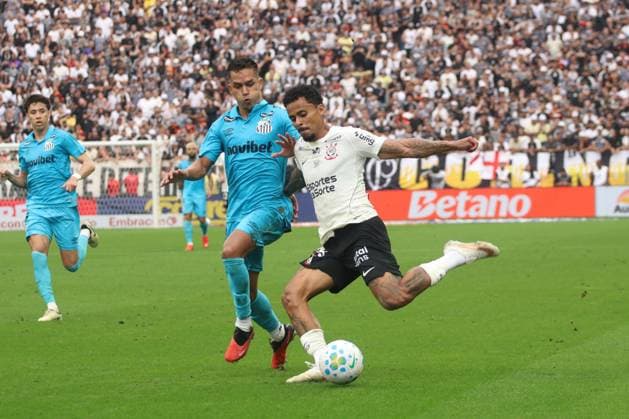 RECORD DATE NOT STATED match between Corinthians and Santos for the Brazilian Championship Sao Paulo (SP), 08 30 2026 - Corinthians Santos Football SP - Dieguinho during the match between Corinthians and Santos valid for the Brazilian Championship Series A on the afternoon of this Sunday, August 30th at Neo Quimica Arena, east zone of Sao Paulo.(Foto: Fabricio Bomjardim Thenews2 imago images) SPO  Copyright: xFabricioxBomjardimx
