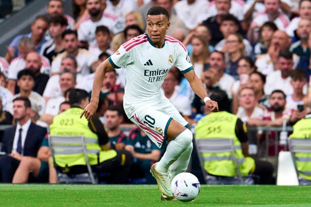 SOCCER- La Liga EA match between Real Madrid CF and Malaga CF at Santiago Bernabeu Stadium, on August 30, 2026. Kylian Mbappe of Real Madrid CF during the La Liga EA Sport match between Real Madrid CF and Malaga CF at Santiago Bernabeu Stadium, on August 30, 2026. Madrid Madrid Spain EDITORIAL USE ONLY Copyright: xx SENIS-CEBOLLAx xALFAQUIx dpphotos202040