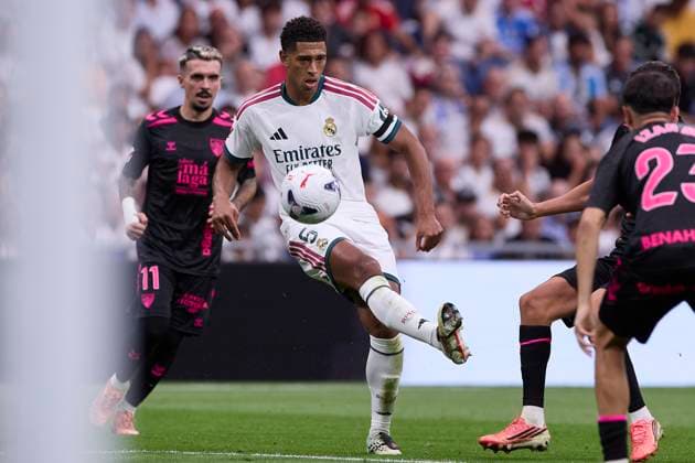 August 30, 2026, Madrid, Spain: Jude Bellingham (Real Madrid CF) is seen in action during the LaLiga EA SPORTS 2026 2027 match between Real Madrid CF and Malaga CF.Final Score: Real Madrid CF 4-0 Malaga CF Madrid Spain - ZUMAs197 20260830_aaa_s197_205 Copyright: xFedericoxTitonex
