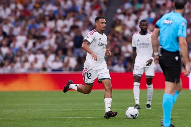 August 30, 2026, Madrid, Spain: Trent Alexander-Arnold (Real Madrid CF) is seen in action during the LaLiga EA SPORTS 2026 2027 match between Real Madrid CF and Malaga CF.Final Score: Real Madrid CF 4-0 Malaga CF Madrid Spain - ZUMAs197 20260830_aaa_s197_230 Copyright: xFedericoxTitonex