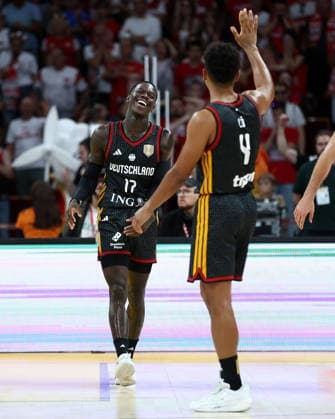 Poland v Germany: Group K - FIBA Basketball World Cup 2027 European Qualifier Dennis Schroder during the FIBA Basketball World Cup European Qualifier Group K match between Poland and Germany at Ergo Arena in Gdansk, Poland, on August 30, 2026. Gdansk Poland  Copyright: xPiotrxMatusewiczx originalFilename:matusewicz-polandvg260830_npfV1.jpg