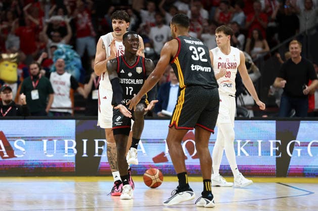 Poland V Germany - FIBA Basketball World Cup European Qualifier Group K Dennis Schroder during the FIBA Basketball World Cup European Qualifier Group K match between Poland and Germany at Ergo Arena in Gdansk, Poland, on August 30, 2026. Gdansk Poland  Copyright: xPiotrxMatusewiczx originalFilename:matusewicz-polandvg260830_npqVp.jpg