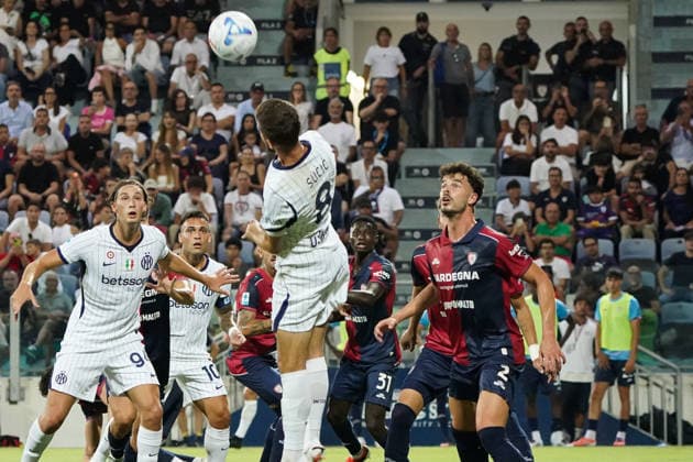 Cagliari Calcio v FC Internazionale - Serie A 2026 27 Pio Esposito of FC Inter during the Serie A TIM match between Cagliari Calcio and FC Inter in Cagliari, Italy, on August 30, 2026. Cagliari Italy  Copyright: xAlessandroxToccox originalFilename:alessandro-cagliari260830_npMpu.jpg