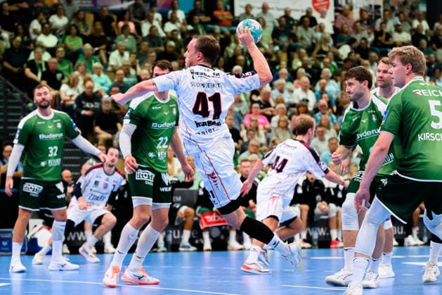 Wetzlar HBL 26 27 HSG Wetzlar SG BBM Bietigheim Till Hermann Bietigheim Wetzlar Buderus Arena Germany