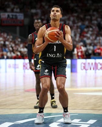 Poland V Germany - FIBA Basketball World Cup European Qualifier Group K Oscar Da Silva plays during the FIBA Basketball World Cup European Qualifier Group K match between Poland and Germany at Ergo Arena in Gdansk, Poland, on August 30, 2026. Gdansk Poland  Copyright: xPiotrxMatusewiczx originalFilename:matusewicz-polandvg260830_npbAm.jpg