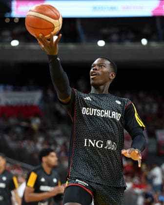 Poland V Germany - FIBA Basketball World Cup European Qualifier Group K Dennis Schroder during the FIBA Basketball World Cup European Qualifier Group K match between Poland and Germany at Ergo Arena in Gdansk, Poland, on August 30, 2026. Gdansk Poland  Copyright: xPiotrxMatusewiczx originalFilename:matusewicz-polandvg260830_npbC4.jpg