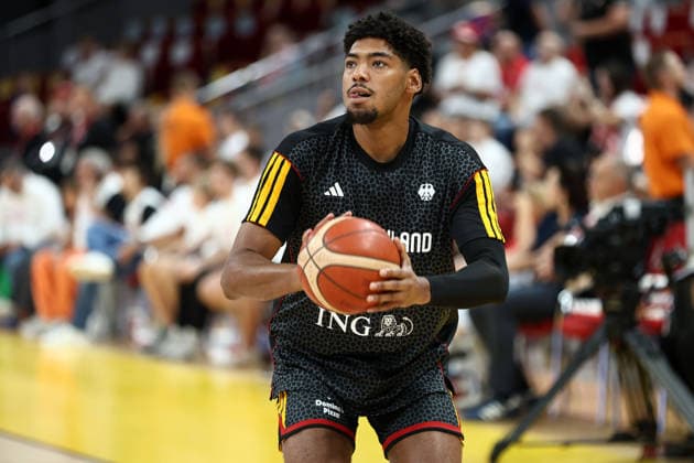 Poland V Germany - FIBA Basketball World Cup European Qualifier Group K Kostja Mushidi during the FIBA Basketball World Cup European Qualifier Group K match between Poland and Germany at Ergo Arena in Gdansk, Poland, on August 30, 2026. Gdansk Poland  Copyright: xPiotrxMatusewiczx originalFilename:matusewicz-polandvg260830_npc49.jpg