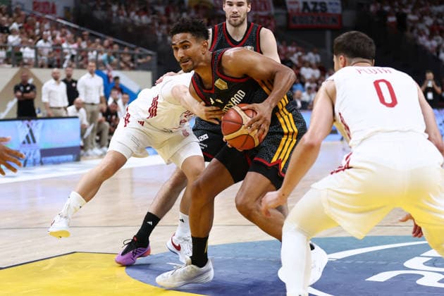 Poland V Germany - FIBA Basketball World Cup European Qualifier Group K Maodo Lo plays during the FIBA Basketball World Cup European Qualifier Group K match between Poland and Germany at Ergo Arena in Gdansk, Poland, on August 30, 2026. Gdansk Poland  Copyright: xPiotrxMatusewiczx originalFilename:matusewicz-polandvg260830_npCVU.jpg