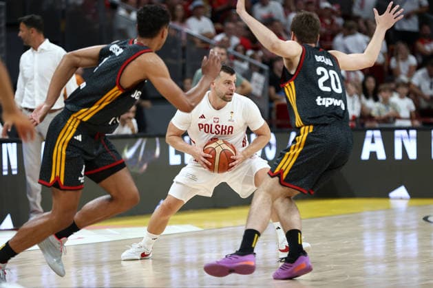 Poland V Germany - FIBA Basketball World Cup European Qualifier Group K Kamil Laczynski during the FIBA Basketball World Cup European Qualifier Group K match between Poland and Germany at Ergo Arena in Gdansk, Poland, on August 30, 2026. Gdansk Poland  Copyright: xPiotrxMatusewiczx originalFilename:matusewicz-polandvg260830_npKwh.jpg