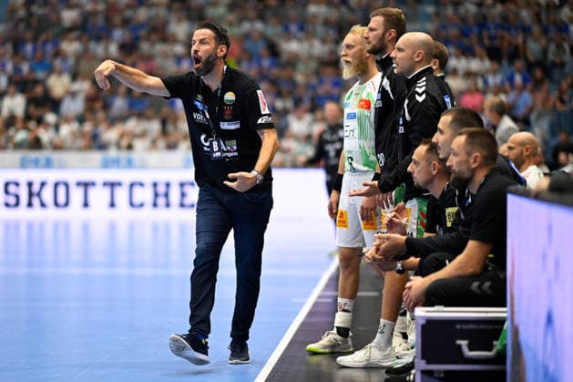 Gummersbach, Schwalbe Arena, August 30, 2026, GER, Men s Handball Bundesliga, Opel HBL, 2026–2027 Season, VfL Gummersbach vs. SC Magdeburg Photo: Coach Bennet WIEGERT, Magdeburg, North Rhine-Westphalia, Germany