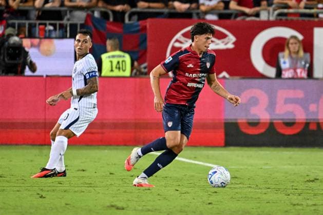 SOCCER - Serie A - Cagliari Calcio vs. Inter - FC Internazionale Photo by IPA ABACAPRESS.COM87947474 - Alessandro Romano of Cagliari Calcio during the Cagliari Calcio vs. Inter - FC Internazionale Italian Serie A soccer match in Cagliari, Italy, on August 30, 2026 Cagliari Italy  Copyright: xIPAxSport ABACAx
