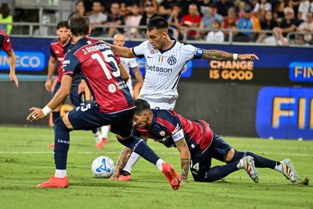 SOCCER - Serie A - Cagliari Calcio vs. Inter - FC Internazionale Photo by IPA ABACAPRESS.COM87949245 - Lautaro Martinez of Inter during the Cagliari Calcio vs. Inter - FC Internazionale Serie A soccer match in Cagliari, Italy, on August 30, 2026 Cagliari Italy  Copyright: xIPAxSport ABACAx