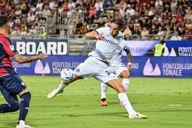 SOCCER - Serie A - Cagliari Calcio vs. Inter - FC Internazionale Photo by IPA ABACAPRESS.COM87949356 - Pio Esposito of Inter during the Cagliari Calcio vs. Inter - FC Internazionale Italian Serie A soccer match in Cagliari, Italy, on August 30, 2026 Cagliari Italy  Copyright: xIPAxSport ABACAx