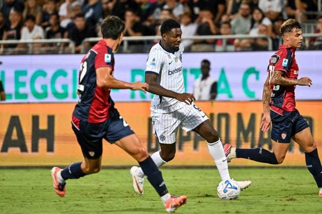 SOCCER - Serie A - Cagliari Calcio vs. Inter - FC Internazionale Photo by IPA ABACAPRESS.COM87949778 - Marcus Thuram of Inter during the Cagliari Calcio vs. Inter - FC Internazionale Italian Serie A soccer match in Cagliari, Italy, on August 30, 2026 Cagliari Italy  Copyright: xIPAxSport ABACAx