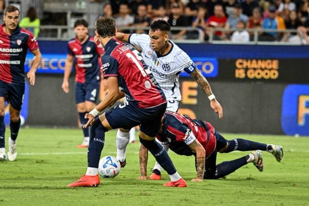 SOCCER - Serie A - Cagliari Calcio vs. Inter - FC Internazionale Photo by IPA ABACAPRESS.COM87949350 - Lautaro Martinez of Inter during the Cagliari Calcio vs. Inter - FC Internazionale Serie A soccer match in Cagliari, Italy, on August 30, 2026 Cagliari Italy  Copyright: xIPAxSport ABACAx
