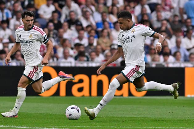 August 30, 2026, Madrid, Madrid, Spain: 10 KYLIAN MBAPPE of Real Madrid CF shoots for goal during the match on Matchday 3 of the 2026-27 National League First Division Championship between REAL MADRID C.F. and MALAGA CF, played at the Bernabeu Stadium on August 30, 2026, in Madrid, Spain. Madrid Spain - ZUMAc312 20260830_zsp_c312_216 Copyright: xOscarxManuelxSanchezx