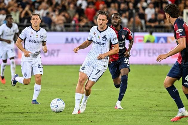 SOCCER - Serie A - Cagliari Calcio vs. Inter - FC Internazionale Photo by IPA ABACAPRESS.COM87950243 - Piotr Zielinski of Inter during the Cagliari Calcio vs. Inter - FC Internazionale Serie A soccer match in Cagliari, Italy, on August 30, 2026 Cagliari Italy  Copyright: xIPAxSport ABACAx
