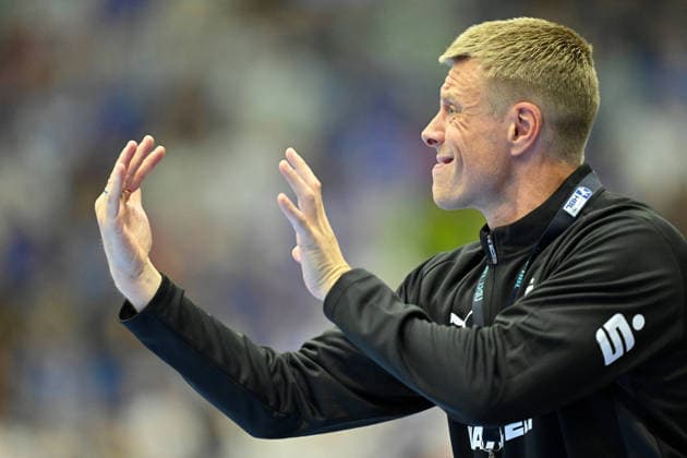 Gummersbach, Schwalbe Arena, August 30, 2026, GER, Men s Handball Bundesliga, Opel HBL, 2026–2027 Season, VfL Gummersbach vs. SC Magdeburg Photo: Coach Gudjon Valur SIGURDSSON, Gummersbach, North Rhine-Westphalia, Germany