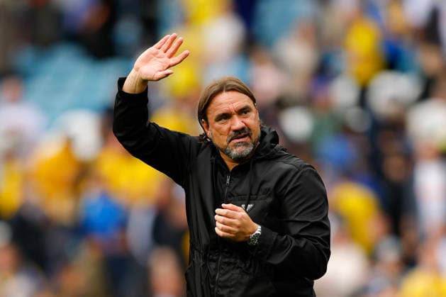 Leeds, England, 30th August 2026. Daniel Farke the head coach manager of Leeds United reacts at full time during the Leeds United vs Brentford Premier League match at Elland Road, Leeds. Picture credit should read: James Baylis Sportimage EDITORIAL USE ONLY. No use with unauthorised audio, video, data, fixture lists, club league logos or live services. Online in-match use limited to 120 images, no video emulation. No use in betting, games or single club league player publications. SPI_192_JB_LEEDS_BRENTFORD SPI-4950-0192