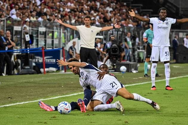 SOCCER - Serie A - Cagliari Calcio vs. Inter - FC Internazionale Photo by IPA ABACAPRESS.COM87950303 - Kristjan Asllani of Inter during the Cagliari Calcio vs. Inter - FC Internazionale Serie A soccer match in Cagliari, Italy, on August 30, 2026 Cagliari Italy  Copyright: xIPAxSport ABACAx