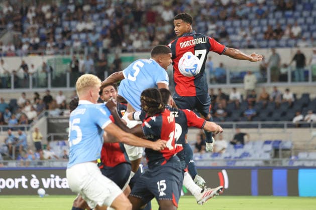SOCCER - Serie A - SS Lazio vs. Genoa CFC Photo by IPA ABACAPRESS.COM87950305 - Danilho Doekhi of Societa Sportiva Lazio is in action during the 2026 2027 Serie A match between S.S. Lazio and Genoa C.F.C. at the Stadio Olimpico in Rome, Italy. Rome Italy  Copyright: xIPAxSport ABACAx