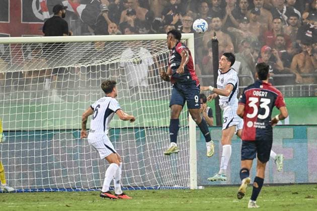 SOCCER - Serie A - Cagliari Calcio vs. Inter - FC Internazionale Photo by IPA ABACAPRESS.COM87950250 - Kevin Carlos of Cagliari Calcio during the Cagliari Calcio vs. Inter - FC Internazionale Italian Serie A soccer match in Cagliari, Italy, on August 30, 2026 Cagliari Italy  Copyright: xIPAxSport ABACAx