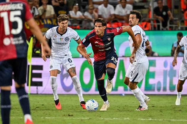 SOCCER - Serie A - Cagliari Calcio vs. Inter - FC Internazionale Photo by IPA ABACAPRESS.COM87950268 - Gennaro Borrelli of Cagliari Calcio during the Cagliari Calcio vs. Inter - FC Internazionale Italian Serie A soccer match in Cagliari, Italy, on August 30, 2026 Cagliari Italy  Copyright: xIPAxSport ABACAx