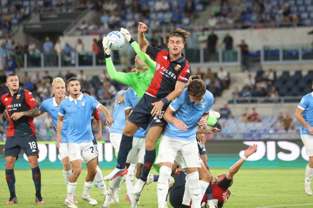 SOCCER - Serie A - SS Lazio vs. Genoa CFC Photo by IPA ABACAPRESS.COM87950269 - Christos Mandas of Societa Sportiva Lazio is in action during the 2026 2027 Serie A match between S.S. Lazio and Genoa C.F.C. at the Stadio Olimpico in Rome, Italy. Rome Italy  Copyright: xIPAxSport ABACAx