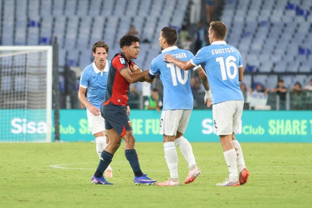 SOCCER - Serie A - SS Lazio vs. Genoa CFC Photo by IPA ABACAPRESS.COM87950327 - Mattia Zaccagni of Societa Sportiva Lazio is in action during the 2026 2027 Serie A match between S.S. Lazio and Genoa C.F.C. at the Stadio Olimpico in Rome, Italy. Rome Italy  Copyright: xIPAxSport ABACAx