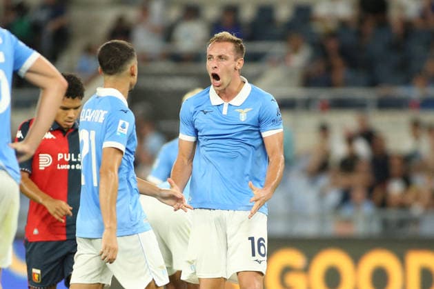 SOCCER - Serie A - SS Lazio vs. Genoa CFC Photo by IPA ABACAPRESS.COM87950737 - Davide Frattesi of Societa Sportiva Lazio is in action during the 2026 2027 Serie A match between S.S. Lazio and Genoa C.F.C. at the Stadio Olimpico in Rome, Italy. Rome Italy  Copyright: xIPAxSport ABACAx