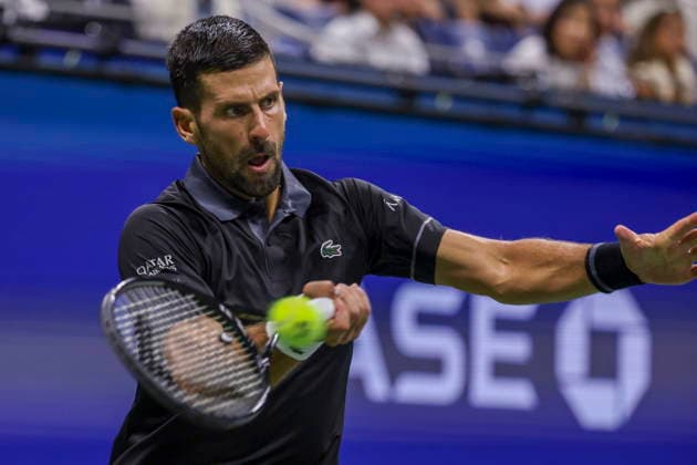 US Open tennis tournament - Day 1 Novak Djokovic of Serbia in action against Mariano Navone of Argentina during the Men™s Singles round one of the US Open Tennis Championships at the USTA Billie Jean King National Tennis Center in Flushing Meadows, New York, USA, 30 August 2026. The 2026 US Open tournament runs from 23 August through 13 September. FLUSHING MEADOWS NEW YORK United States  Copyright: xSARAHxYENESELx