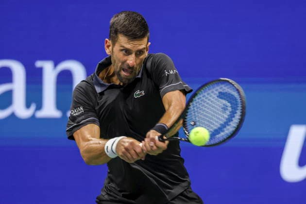 US Open tennis tournament - Day 1 Novak Djokovic of Serbia in action against Mariano Navone of Argentina during the Men™s Singles round one of the US Open Tennis Championships at the USTA Billie Jean King National Tennis Center in Flushing Meadows, New York, USA, 30 August 2026. The 2026 US Open tournament runs from 23 August through 13 September. FLUSHING MEADOWS NEW YORK United States  Copyright: xSARAHxYENESELx