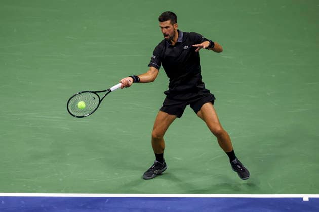 US Open tennis tournament - Day 1 Novak Djokovic of Serbia in action against Mariano Navone of Argentina during the Men™s Singles round one of the US Open Tennis Championships at the USTA Billie Jean King National Tennis Center in Flushing Meadows, New York, USA, 30 August 2026. The 2026 US Open tournament runs from 23 August through 13 September. FLUSHING MEADOWS NEW YORK United States  Copyright: xBRIANxHIRSCHFELDx