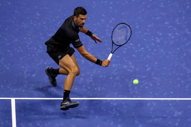 US Open tennis tournament - Day 1 Novak Djokovic of Serbia in action against Mariano Navone of Argentina during the Men™s Singles round one of the US Open Tennis Championships at the USTA Billie Jean King National Tennis Center in Flushing Meadows, New York, USA, 30 August 2026. The 2026 US Open tournament runs from 23 August through 13 September. FLUSHING MEADOWS NEW YORK United States  Copyright: xBRIANxHIRSCHFELDx