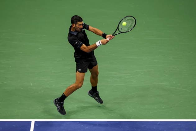 US Open tennis tournament - Day 1 Novak Djokovic of Serbia in action against Mariano Navone of Argentina during the Men™s Singles round one of the US Open Tennis Championships at the USTA Billie Jean King National Tennis Center in Flushing Meadows, New York, USA, 30 August 2026. The 2026 US Open tournament runs from 23 August through 13 September. FLUSHING MEADOWS NEW YORK United States  Copyright: xBRIANxHIRSCHFELDx