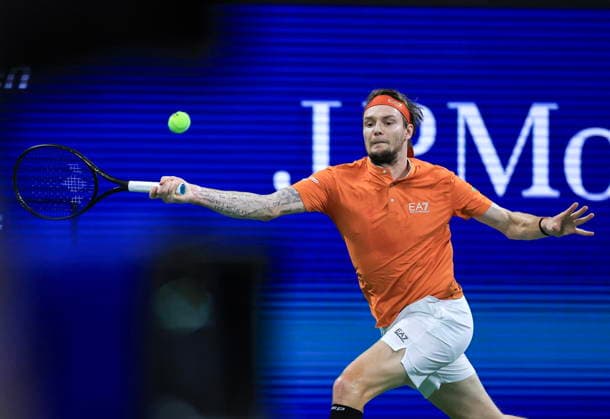 US Open tennis tournament - Day 1 Alexander Bublik of Kazakhstan in action against J.J. Wolf of USA during the Men s Singles round one of the US Open Tennis Championships at the USTA Billie Jean King National Tennis Center in Flushing Meadows, New York, USA, 30 August 2026. The 2026 US Open tournament runs from 23 August through 13 September. FLUSHING MEADOWS NEW YORK United States  Copyright: xCRISTOBALxHERRERA-ULASHKEVICHx