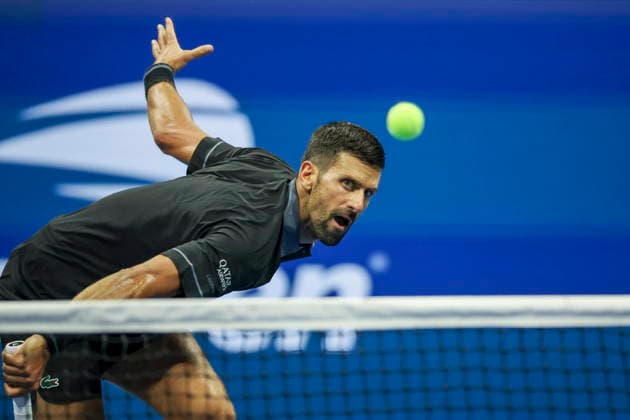 US Open tennis tournament - Day 1 epaselect Novak Djokovic of Serbia in action against Mariano Navone of Argentina during the Men™s Singles round one of the US Open Tennis Championships at the USTA Billie Jean King National Tennis Center in Flushing Meadows, New York, USA, 30 August 2026. The 2026 US Open tournament runs from 23 August through 13 September. FLUSHING MEADOWS NEW YORK United States  Copyright: xSARAHxYENESELx