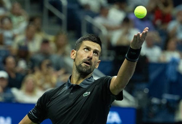 2026 US Open - Day 1 NEW YORK, NEW YORK - AUGUST 30: Novak Djokovic of Serbia tosses the ball to serve during his match against Mariano Navone of Argentina during the 2026 US Open - Day 1 at USTA Billie Jean King National Tennis Center on August 30, 2026 in New York, New York. New York USTA Billie Jean King National Tennis Center New York United States Copyright: xSusanxMullane ISIxPhotosx 9746