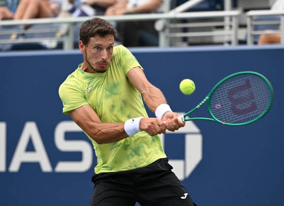 FLUSHING NY- AUGUST 30: Jiri Lehecka Vs Pablo Carreno Busta during day 6 of the 2026 US Open at the USTA Billie Jean King National Tennis Center on August 30, 2026 in Flushing Queens. Copyright: xmpi04x Copyright: xIMAGO MediaPunchx