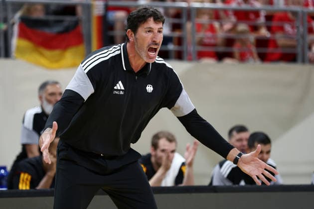 Poland V Germany - FIBA Basketball World Cup European Qualifier Group K Alex Mumbru during the FIBA Basketball World Cup European Qualifier Group K match between Poland and Germany at Ergo Arena in Gdansk, Poland, on August 30, 2026. Gdansk Poland  Copyright: xPiotrxMatusewiczx originalFilename:matusewicz-polandvg260830_nptv5.jpg