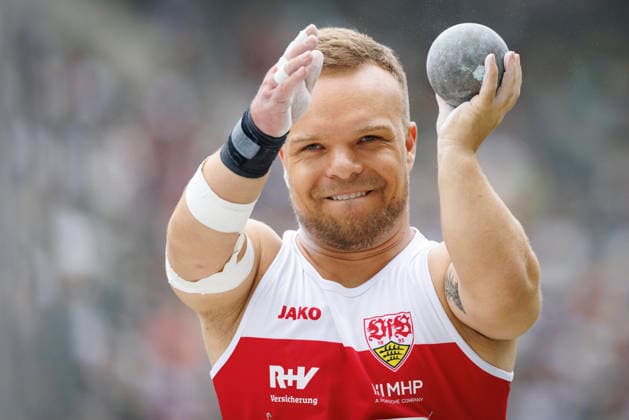 BERLIN, GERMANY - AUGUST 30, 2026: Niko KAPPEL (GER Germany) competing in the para-shotput during the ISTAF at Olympic Stadium on August 30, 2026 in Berlin, Germany. Germany Copyright: xAxelxKohringx