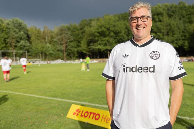 FC Nieder Florstadt Over-40s, Eintracht Frankfurt Legends Team, Eintracht in the Region, Axel Hellmann, Eintracht Frankfurt: Match featuring the Eintracht Frankfurt Legends Team at FC Nieder Florstadt on August 28, 2026, Florstadt, Hesse, Germany, Waldsportplatz Nieder Florstadt