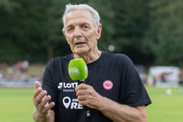 FC Nieder Florstadt Over-40s vs. Eintracht Frankfurt Legends Team, Eintracht in the Region: An Interview with Karl Heinz Körbel; Match between the Eintracht Frankfurt Legends Team and FC Nieder Florstadt on August 28, 2026, Florstadt, Hesse, Germany; Nieder Florstadt Forest Sports Field
