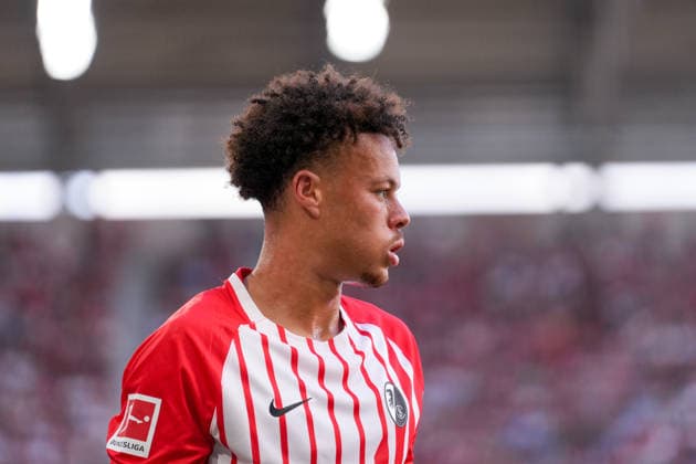 Derry Scherhant SC Freiburg, 07, Germany, Soccer, Bundesliga 1, Matchday 1, 2026–2027, SC Freiburg vs. SV Werder Bremen, August 30, 2026, Europa-Park Stadium, Freiburg, Freiburg, Europa-Park Stadium, Baden-Württemberg, Germany Copyright: xArnexAmbergx
